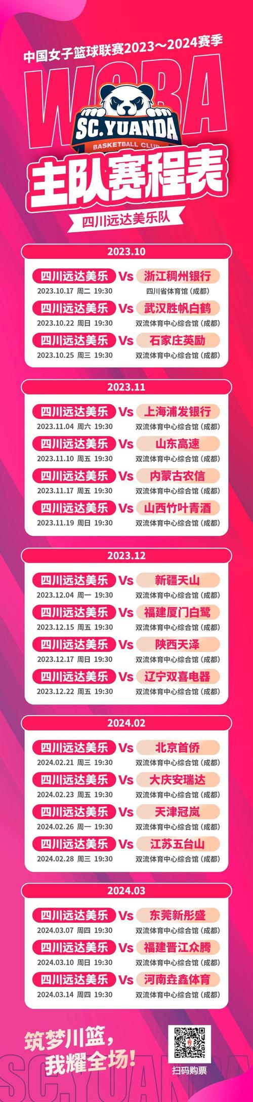 2023-2024赛季世女美预赛程公布,全部赛程及分组情况一览